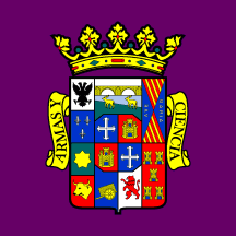 [Square Flag Variant used on Official Vehicles (Palencia Province, Castile and Leon, Spain)]